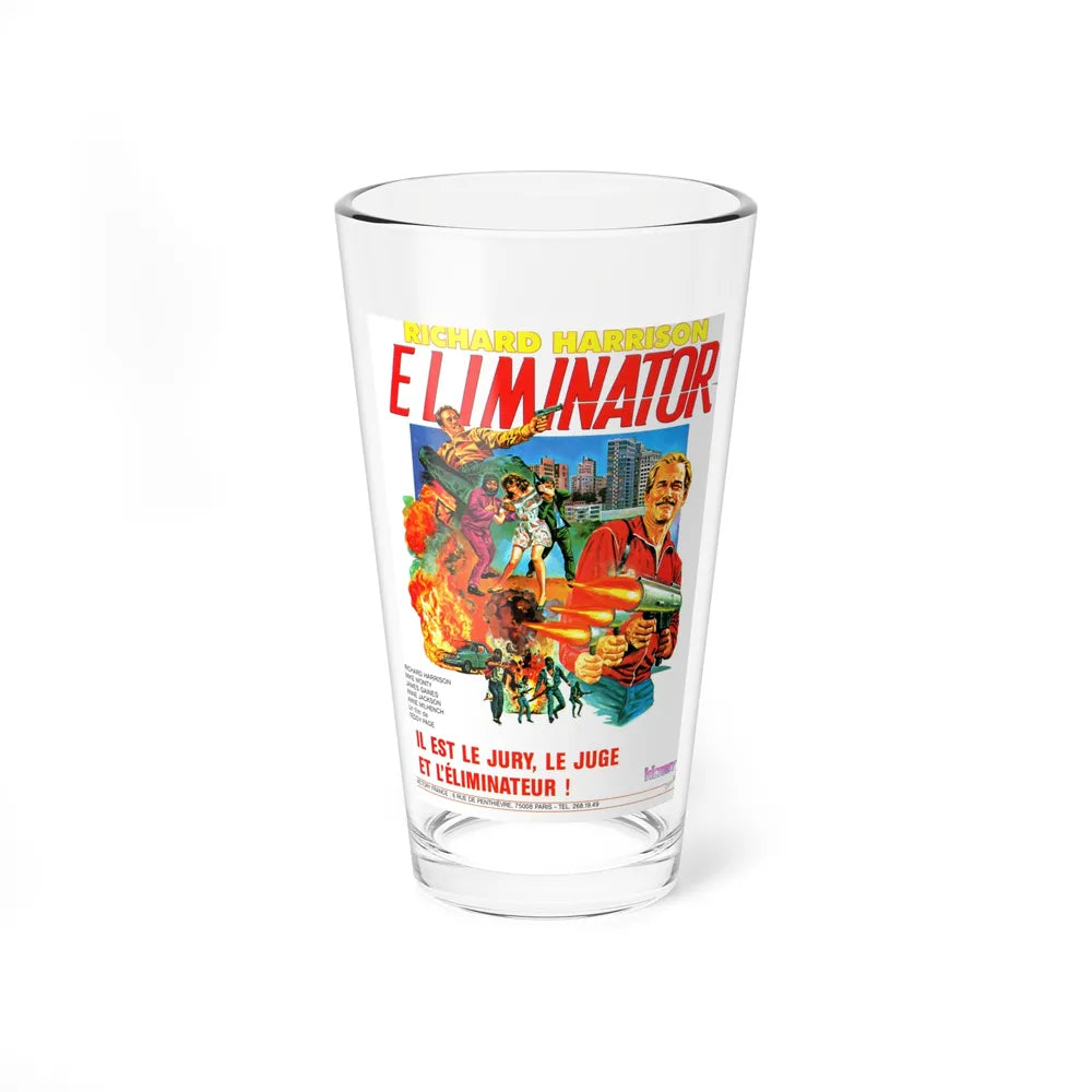 ELIMINATOR (BLOOD DEBTS) 1985 Movie Poster - Pint Glass 16oz-16oz-Go Mug Yourself