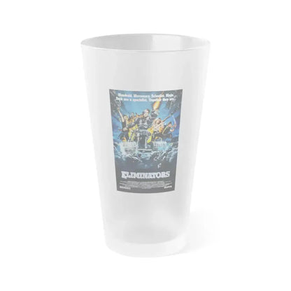 ELIMINATORS 1986 Movie Poster - Frosted Pint Glass 16oz 16oz Frosted - Go Mug Yourself