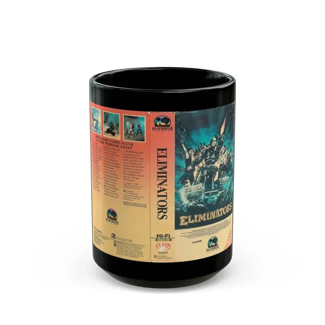 ELIMINATORS (VHS COVER) - Black Coffee Mug 15oz - Go Mug Yourself