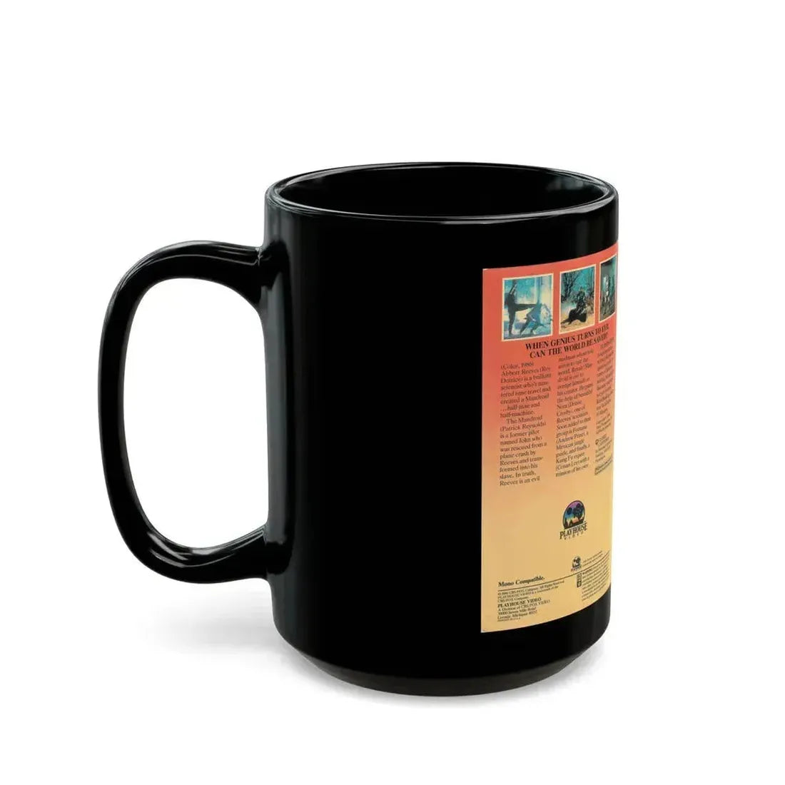 ELIMINATORS (VHS COVER) - Black Coffee Mug - Go Mug Yourself