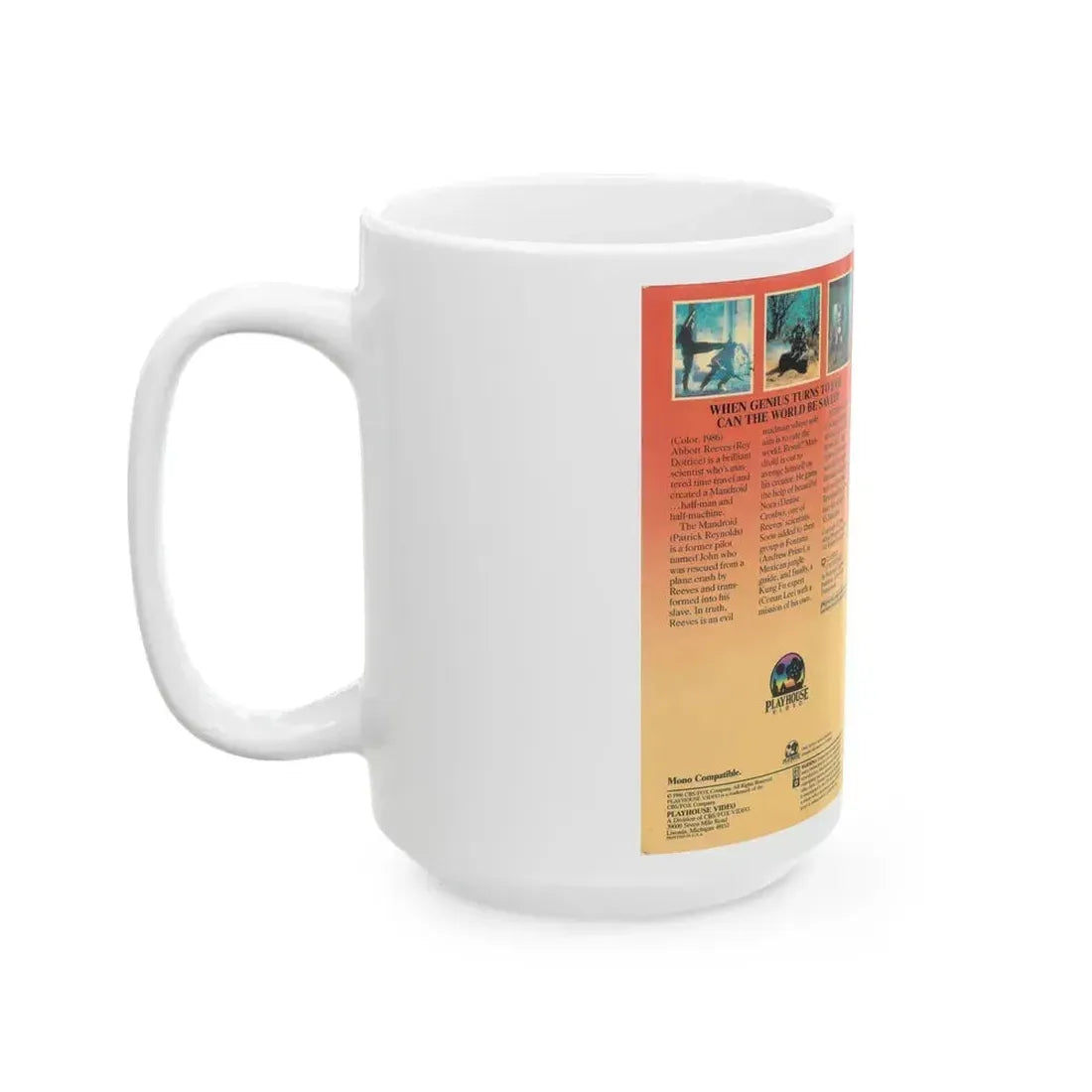 ELIMINATORS (VHS COVER) - White Coffee Mug - Go Mug Yourself