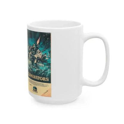 ELIMINATORS (VHS COVER) - White Coffee Mug - Go Mug Yourself