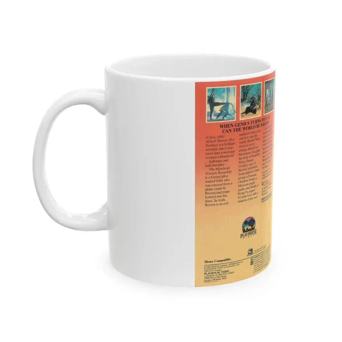 ELIMINATORS (VHS COVER) - White Coffee Mug - Go Mug Yourself