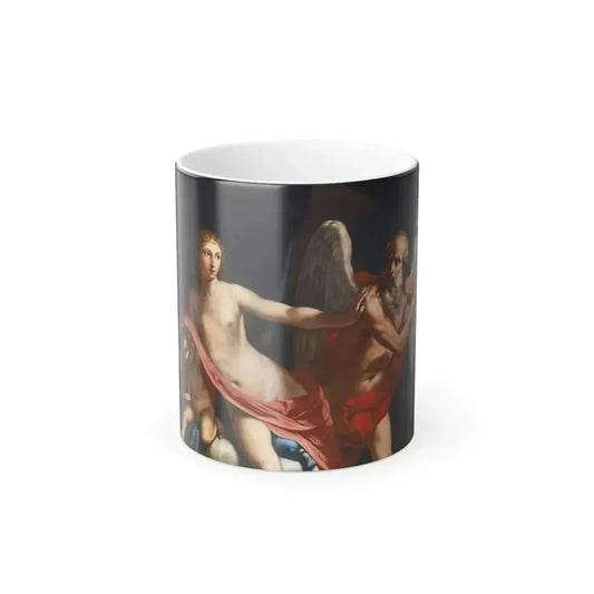 Elisabetta Sirani (1638-1665) Beauty Fending Off Time - Oil on Canvas - Color Changing Mug 11oz 11oz - Go Mug Yourself
