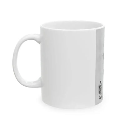Elizabeth Arden advt, On dit..., 1947 - White Coffee Mug - Go Mug Yourself