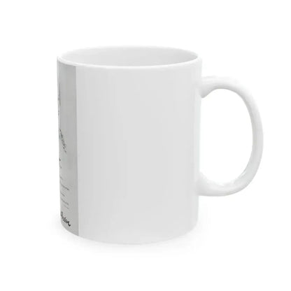 Elizabeth Arden advt, On dit..., 1947 - White Coffee Mug - Go Mug Yourself