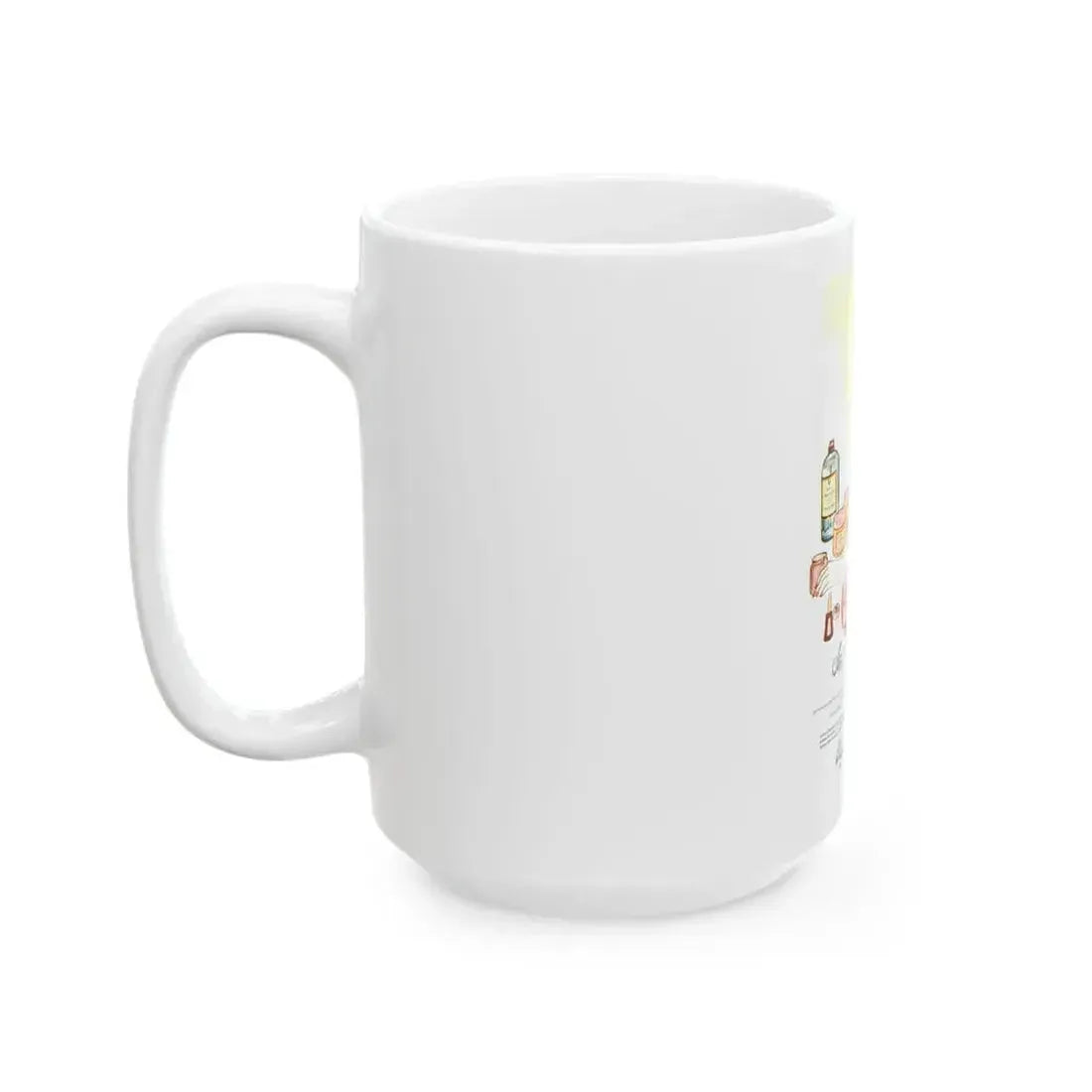 Elizabeth Arden advt, Start Building Beauty, 1948 - White Coffee Mug - Go Mug Yourself