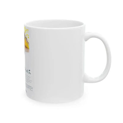 Elizabeth Arden advt, Stay Pretty in the Sun, 1947 - White Coffee Mug - Go Mug Yourself