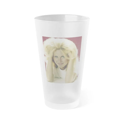 Elizabeth Montgomery #100 (Vintage Female Icon) Frosted Pint Glass 16oz-16oz-Frosted-Go Mug Yourself