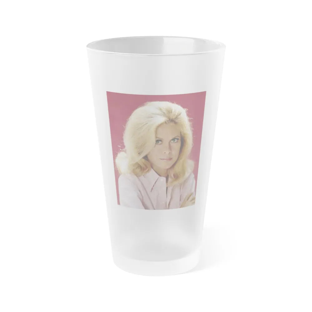 Elizabeth Montgomery #101 (Vintage Female Icon) Frosted Pint Glass 16oz-16oz-Frosted-Go Mug Yourself