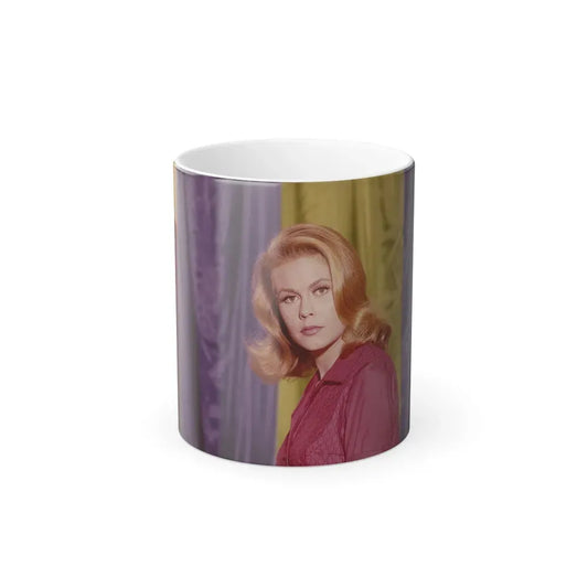 Elizabeth Montgomery #102 (Vintage Female Icon) Color Changing Coffee Mug 11oz - Go Mug Yourself