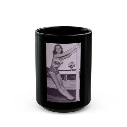 Elizabeth Montgomery #106 (Vintage Female Icon) Black Coffee Mug-15oz-Go Mug Yourself