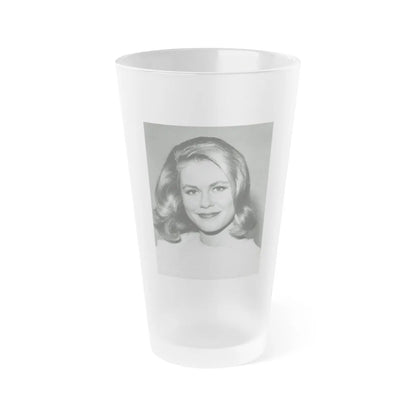 Elizabeth Montgomery #115 (Vintage Female Icon) Frosted Pint Glass 16oz-16oz-Frosted-Go Mug Yourself