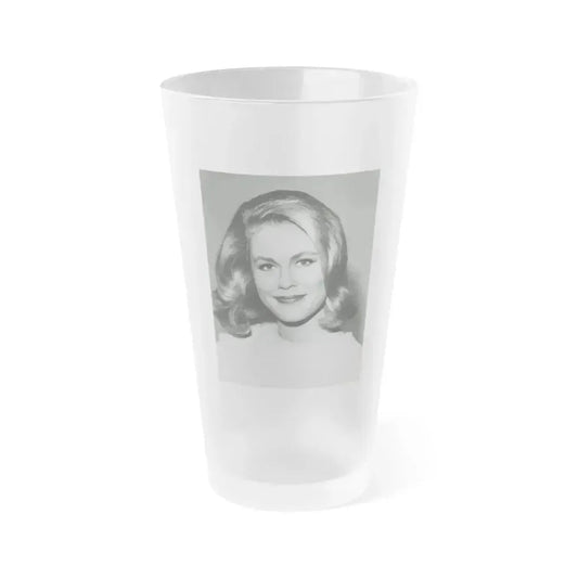 Elizabeth Montgomery #115 (Vintage Female Icon) Frosted Pint Glass 16oz 16oz Frosted - Go Mug Yourself