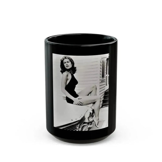 Elizabeth Montgomery #75 (Vintage Female Icon) Black Coffee Mug 15oz - Go Mug Yourself