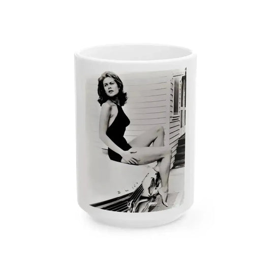 Elizabeth Montgomery #75 (Vintage Female Icon) White Coffee Mug 15oz - Go Mug Yourself