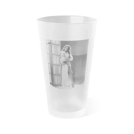 Elizabeth Montgomery #77 1 (Vintage Female Icon) Frosted Pint Glass 16oz 16oz Frosted - Go Mug Yourself