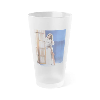 Elizabeth Montgomery #77 2 (Vintage Female Icon) Frosted Pint Glass 16oz-16oz-Frosted-Go Mug Yourself