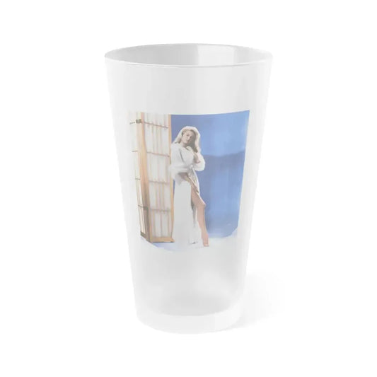 Elizabeth Montgomery #77 2 (Vintage Female Icon) Frosted Pint Glass 16oz 16oz Frosted - Go Mug Yourself