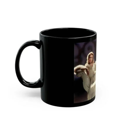 Elizabeth Montgomery #78 1 (Vintage Female Icon) Black Coffee Mug - Go Mug Yourself