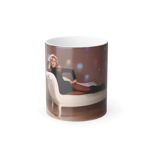 Elizabeth Montgomery #79 (Vintage Female Icon) Color Changing Coffee Mug 11oz - Go Mug Yourself