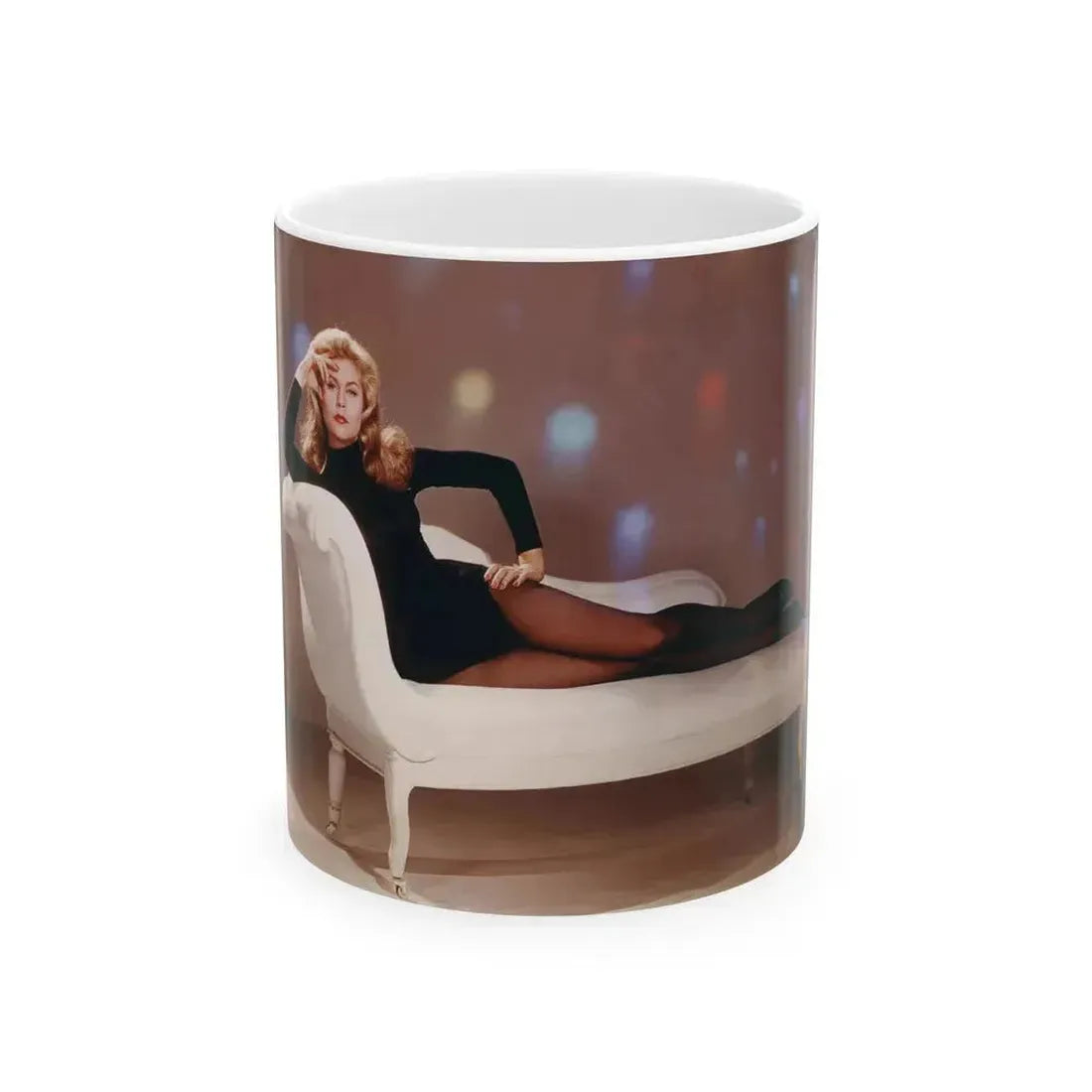 Elizabeth Montgomery #79 (Vintage Female Icon) White Coffee Mug 11oz - Go Mug Yourself