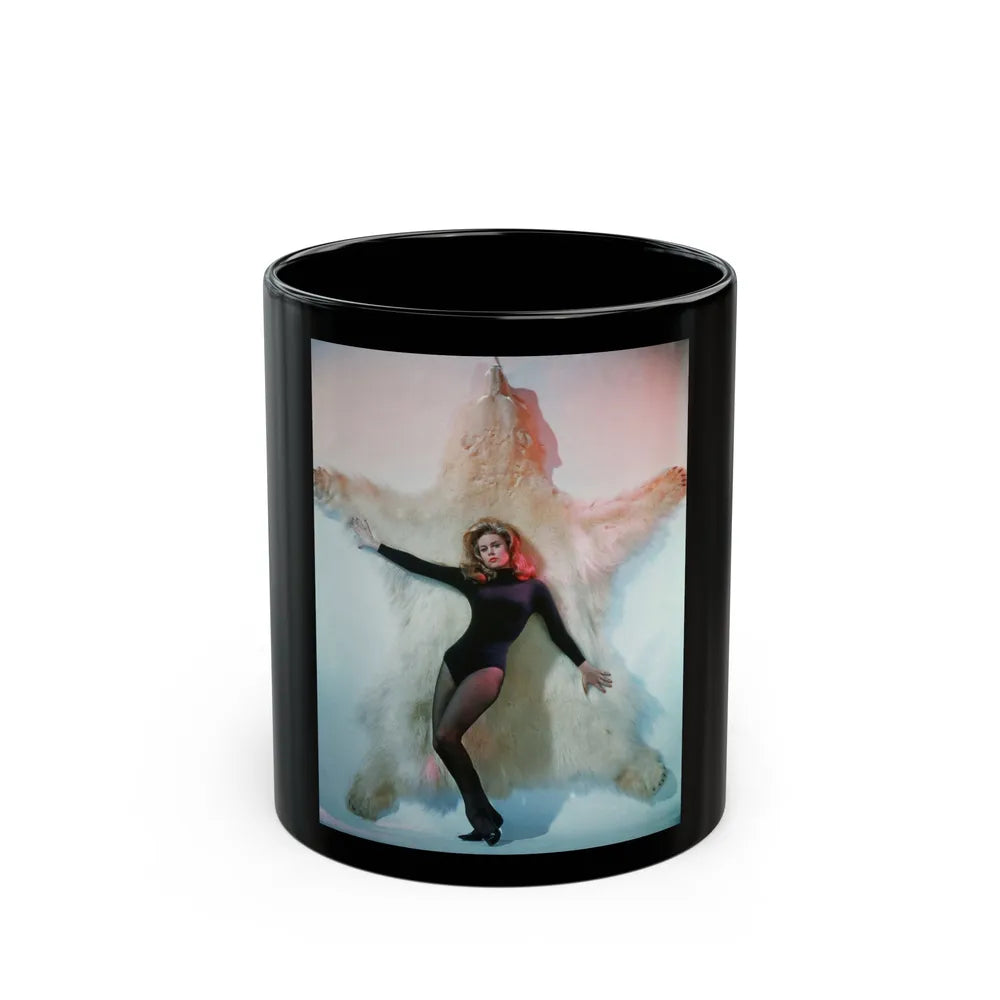 Elizabeth Montgomery #80 (Vintage Female Icon) Black Coffee Mug-11oz-Go Mug Yourself