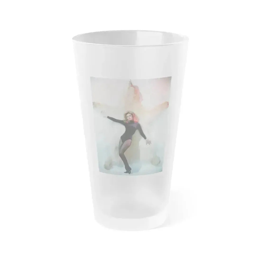 Elizabeth Montgomery #80 (Vintage Female Icon) Frosted Pint Glass 16oz 16oz Frosted - Go Mug Yourself