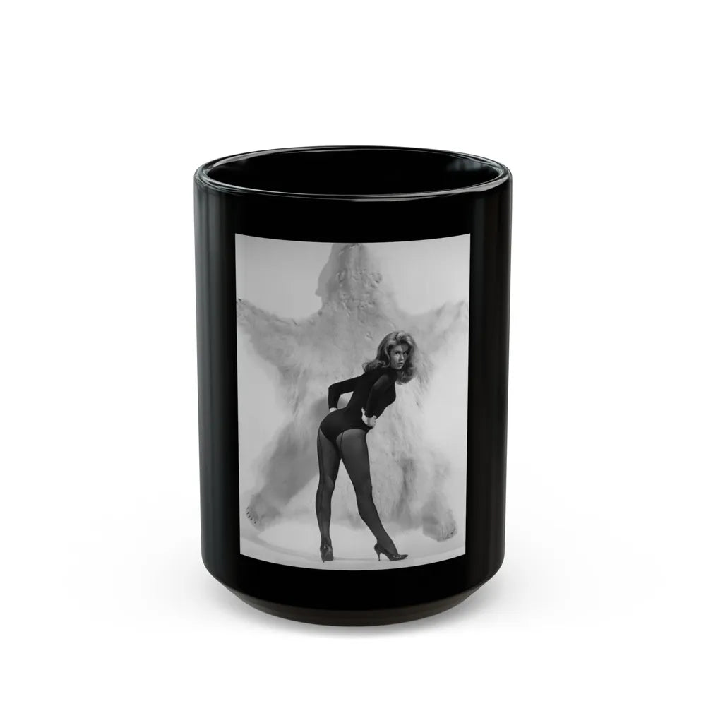 Elizabeth Montgomery #81 (Vintage Female Icon) Black Coffee Mug-15oz-Go Mug Yourself