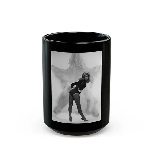 Elizabeth Montgomery #81 (Vintage Female Icon) Black Coffee Mug 15oz - Go Mug Yourself