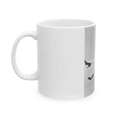 Elizabeth Montgomery #82 (Vintage Female Icon) White Coffee Mug - Go Mug Yourself