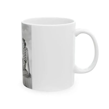 Elizabeth Montgomery #82 (Vintage Female Icon) White Coffee Mug - Go Mug Yourself