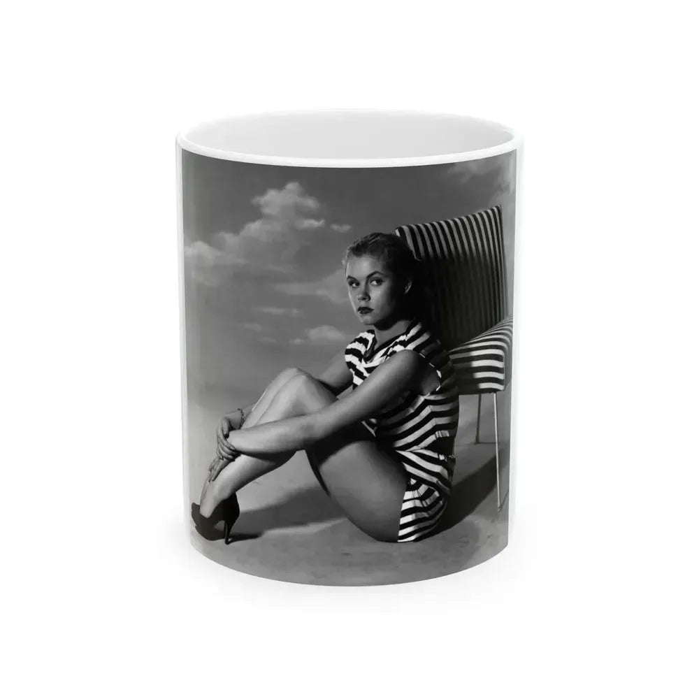Elizabeth Montgomery #83 (Vintage Female Icon) White Coffee Mug 11oz - Go Mug Yourself