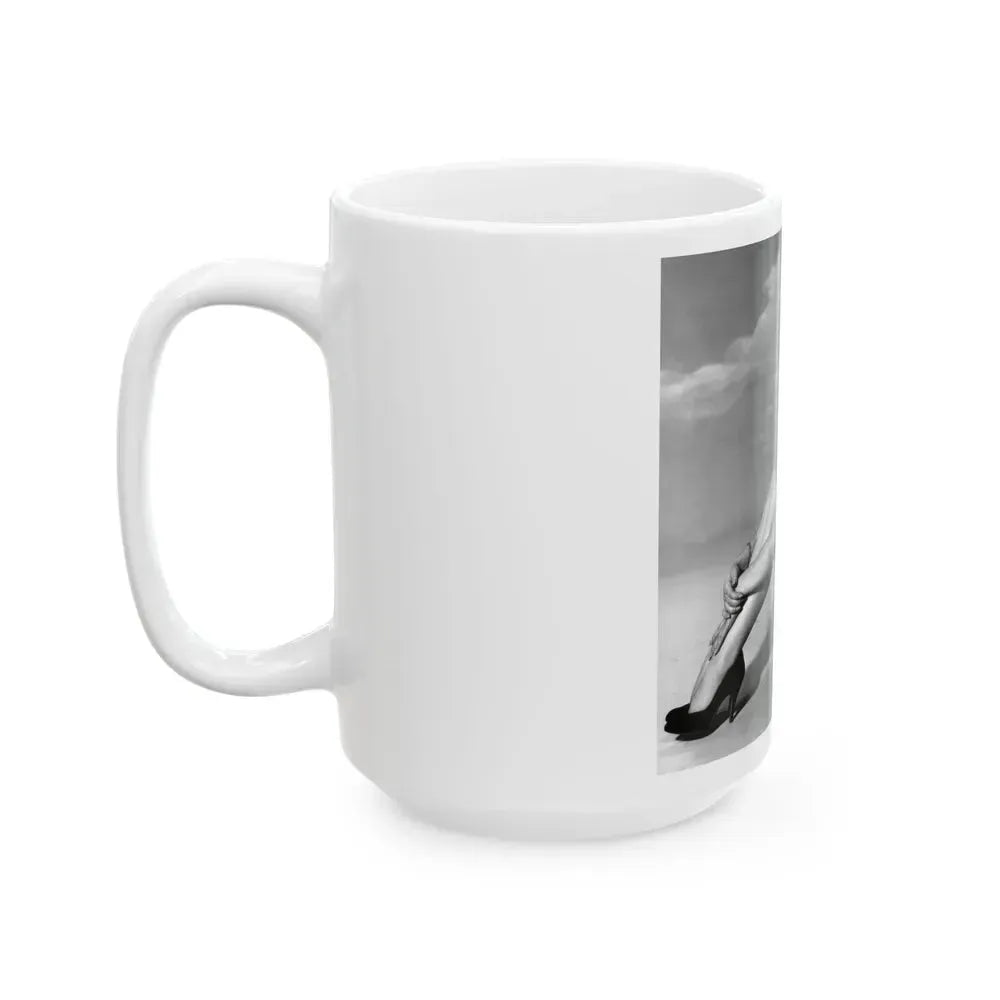 Elizabeth Montgomery #83 (Vintage Female Icon) White Coffee Mug - Go Mug Yourself