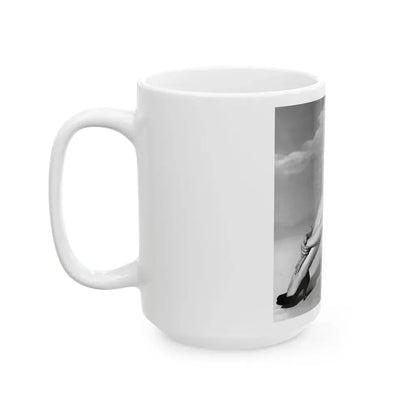 Elizabeth Montgomery #83 (Vintage Female Icon) White Coffee Mug - Go Mug Yourself