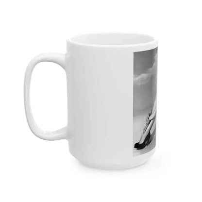 Elizabeth Montgomery #83 (Vintage Female Icon) White Coffee Mug - Go Mug Yourself