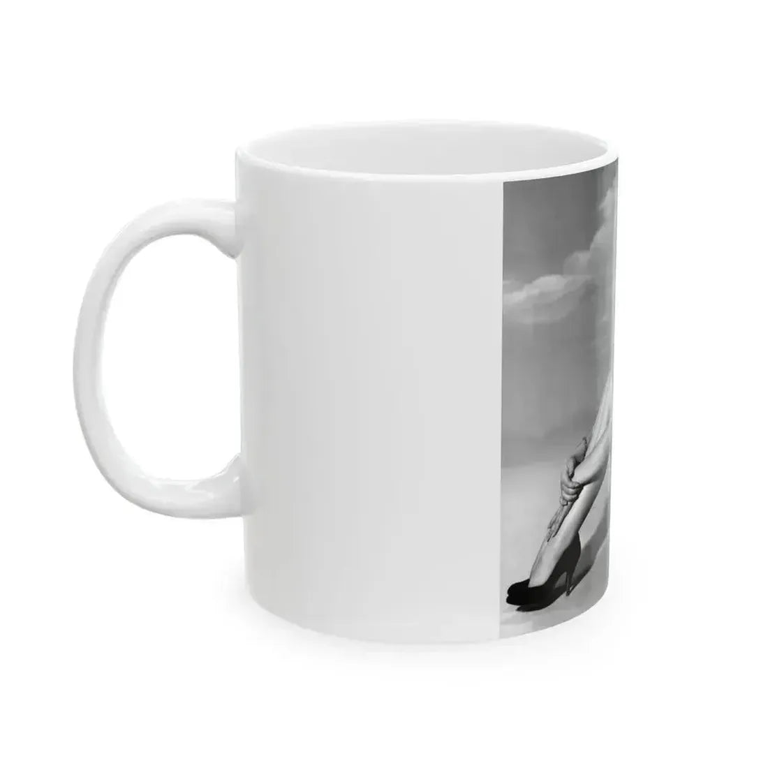 Elizabeth Montgomery #83 (Vintage Female Icon) White Coffee Mug - Go Mug Yourself