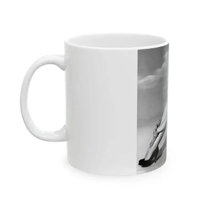 Elizabeth Montgomery #83 (Vintage Female Icon) White Coffee Mug - Go Mug Yourself