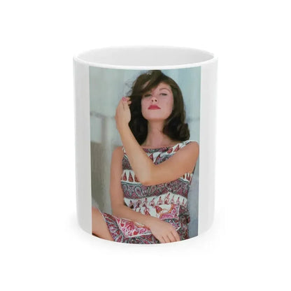 Elizabeth Montgomery #84 (Vintage Female Icon) White Coffee Mug 11oz - Go Mug Yourself