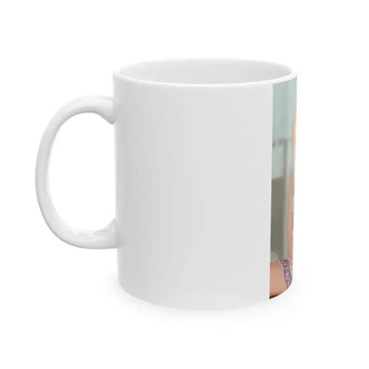 Elizabeth Montgomery #84 (Vintage Female Icon) White Coffee Mug - Go Mug Yourself