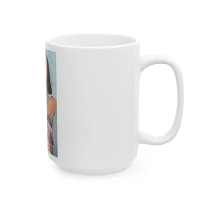 Elizabeth Montgomery #84 (Vintage Female Icon) White Coffee Mug - Go Mug Yourself