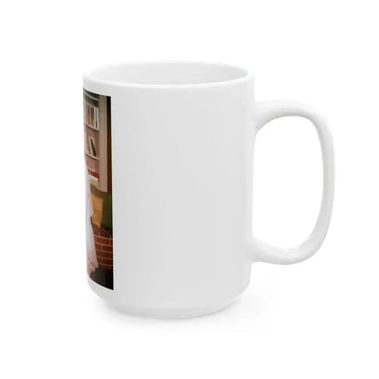 Elizabeth Montgomery #90 (Vintage Female Icon) White Coffee Mug - Go Mug Yourself