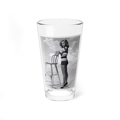 Elizabeth Montgomery #94 (Vintage Female Icon) Pint Glass 16oz-16oz-Go Mug Yourself