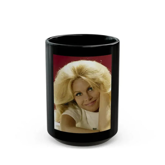 Elizabeth Montgomery #99 (Vintage Female Icon) Black Coffee Mug 15oz - Go Mug Yourself
