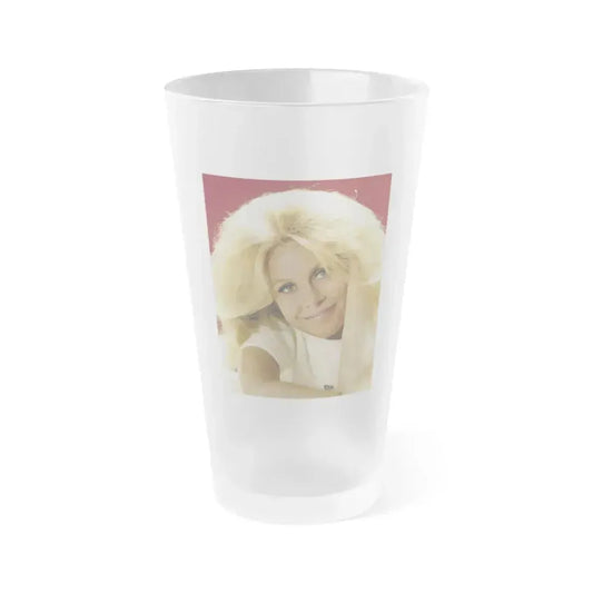 Elizabeth Montgomery #99 (Vintage Female Icon) Frosted Pint Glass 16oz 16oz Frosted - Go Mug Yourself