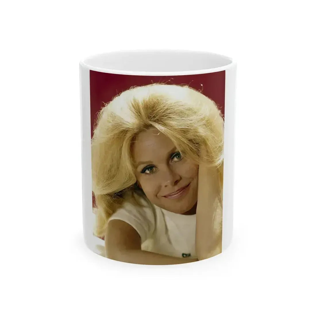 Elizabeth Montgomery #99 (Vintage Female Icon) White Coffee Mug 11oz - Go Mug Yourself