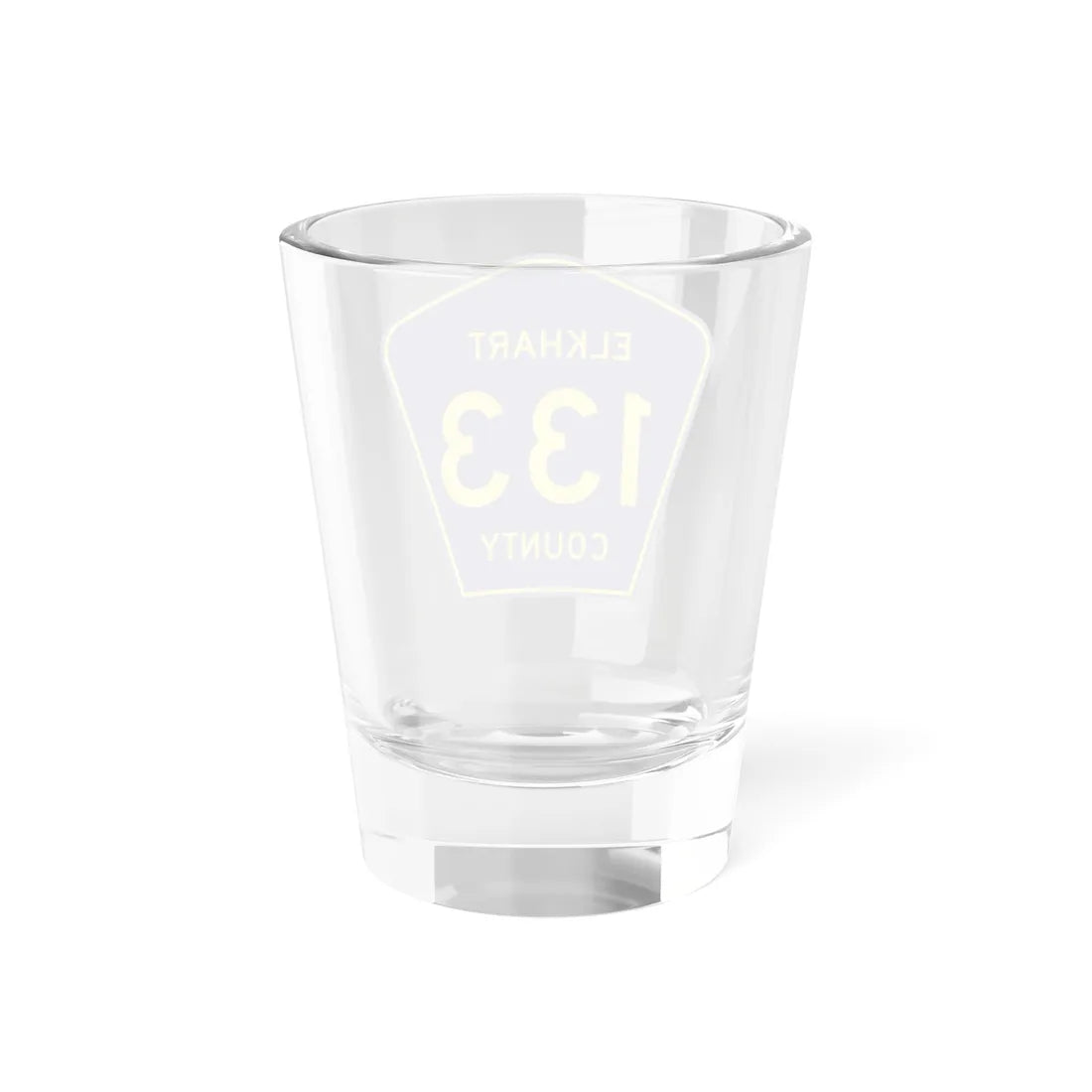 Elkhart County Road 133 IN (Indiana) (Road Sign) Shot Glass 1.5oz - Go Mug Yourself