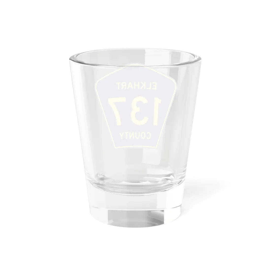 Elkhart County Road 137 IN (Indiana) (Road Sign) Shot Glass 1.5oz - Go Mug Yourself