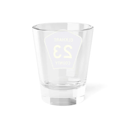 Elkhart County Road 23 IN (Indiana) (Road Sign) Shot Glass 1.5oz - Go Mug Yourself