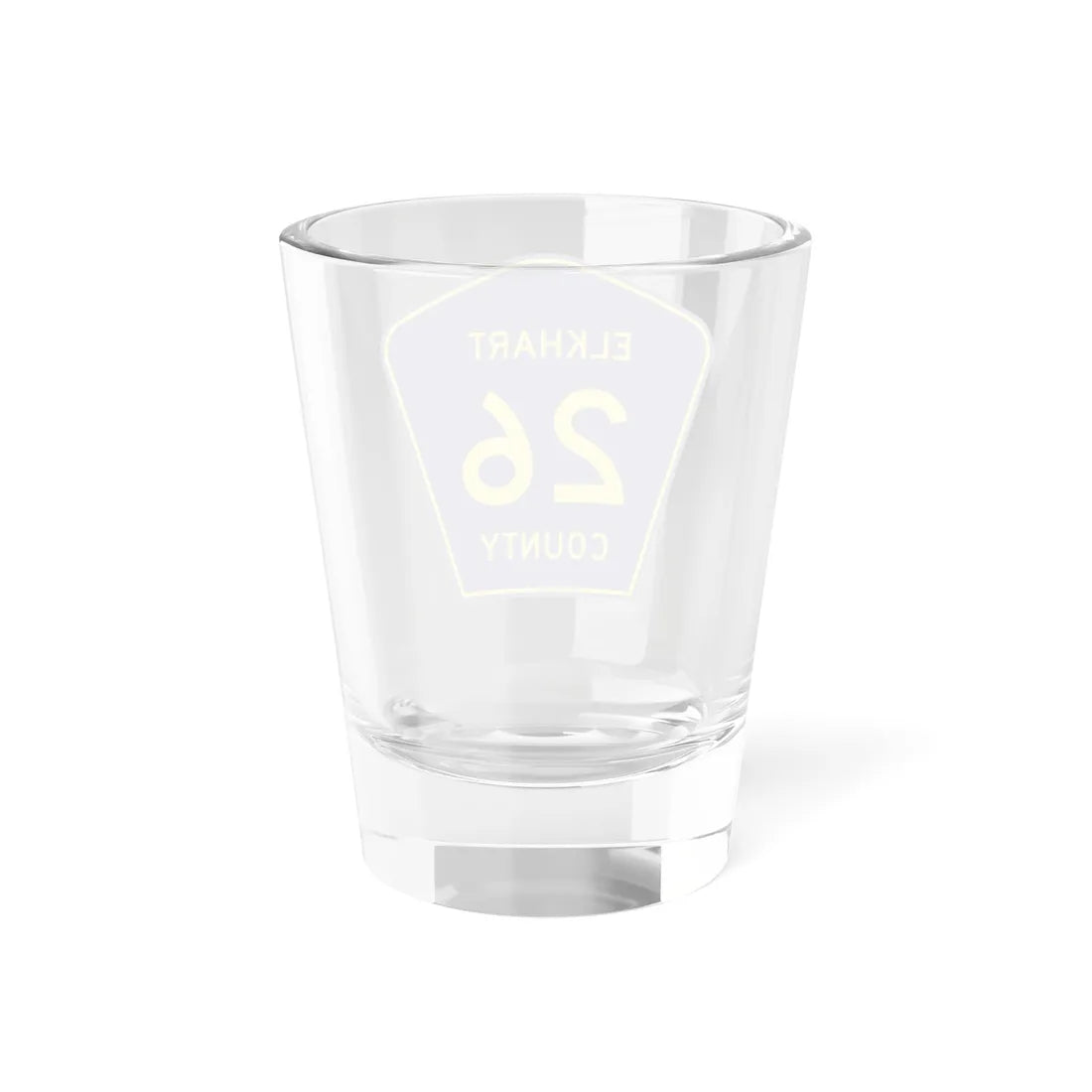 Elkhart County Road 26 IN (Indiana) (Road Sign) Shot Glass 1.5oz - Go Mug Yourself